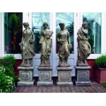 Set of 4 Large Maidens Statues