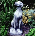 Great Dane Garden Statue - female.